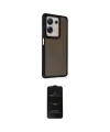 ieg™ Redmi Note 13 Pro 4G Kılıf Eksen Işık - Siyah 6D Antistatik Mat Seramik Hayalet Nano Ekran Koruyucu