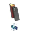 ieg™ Redmi Note 13 Pro 4G Kılıf İz Işık Koleksiyonu - Siyah 3D Antistatik Seramik Nano Ekran Koruyucu