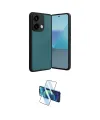 ieg™ Redmi Note 13 Pro 4G Kılıf Kıvılcım Işık Serisi - Siyah 3D Antistatik Cam Ekran Koruyucu