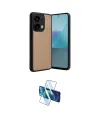 ieg™ Redmi Note 13 Pro 4G Kılıf Kıvılcım Işık Serisi - Siyah 3D Antistatik Cam Ekran Koruyucu