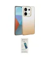 ieg™ Redmi Note 13 Pro 4G Kılıf Kıvılcım Minimal Özel Seri - Şeffaf Pasifik Cam Ekran Koruyucu