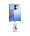ieg™ Redmi Note 13 Pro 4G Kılıf Kıvılcım Minimal Özel Seri - Şeffaf Pasifik Cam Ekran Koruyucu