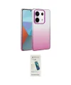 ieg™ Redmi Note 13 Pro 4G Kılıf Kıvılcım Minimal Özel Seri - Şeffaf Pasifik Cam Ekran Koruyucu