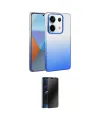 ieg™ Redmi Note 13 Pro 4G Kılıf Kıvılcım Minimal Özel Seri - Siyah 3D Antistatik Hayalet Cam Ekran Koruyucu