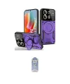 ieg™ Redmi Note 13 Pro 4G Kılıf Kıvılcım Modern Serisi - Siyah Joko Magic 5D Cam
