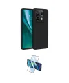 ieg™ Redmi Note 13 Pro 4G Kılıf Kozmos Yansıma Özel Seri - Siyah 3D Antistatik Seramik Nano Ekran Koruyucu