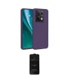 ieg™ Redmi Note 13 Pro 4G Kılıf Kozmos Yansıma Özel Seri - Siyah 6D Antistatik Mat Seramik Hayalet Nano Ekran Koruyucu
