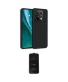 ieg™ Redmi Note 13 Pro 4G Kılıf Kozmos Yansıma Özel Seri - Siyah 6D Antistatik Mat Seramik Hayalet Nano Ekran Koruyucu