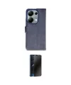 ieg™ Redmi Note 13 Pro 4G Kılıf Siluet Işık Serisi - Siyah 3D Antistatik Hayalet Cam Ekran Koruyucu