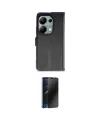 ieg™ Redmi Note 13 Pro 4G Kılıf Siluet Işık Serisi - Siyah 3D Antistatik Hayalet Cam Ekran Koruyucu