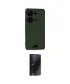 ieg™ Redmi Note 13 Pro 4G Kılıf Vadi Çizgi Prime - Siyah 3D Antistatik Hayalet Cam Ekran Koruyucu