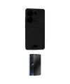 ieg™ Redmi Note 13 Pro 4G Kılıf Vadi Çizgi Prime - Siyah 3D Antistatik Hayalet Cam Ekran Koruyucu