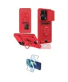 ieg™ Redmi Note 13 Pro 4G Kılıf Vadi Form Prime - Siyah 3D Antistatik Cam Ekran Koruyucu