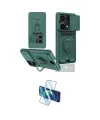 ieg™ Redmi Note 13 Pro 4G Kılıf Vadi Form Prime - Siyah 3D Antistatik Cam Ekran Koruyucu