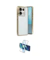 ieg™ Redmi Note 13 Pro 4G Kılıf Vadi Minimal - Siyah 3D Antistatik Cam Ekran Koruyucu
