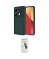 ieg™ Redmi Note 13 Pro 4G Kılıf Yankı Yansıma Özel Seri - Şeffaf Pasifik Cam Ekran Koruyucu