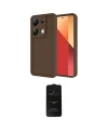 ieg™ Redmi Note 13 Pro 4G Kılıf Yankı Yansıma Özel Seri - Siyah 6D Antistatik Mat Seramik Hayalet Nano Ekran Koruyucu