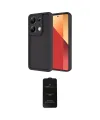 ieg™ Redmi Note 13 Pro 4G Kılıf Yankı Yansıma Özel Seri - Siyah 6D Antistatik Mat Seramik Hayalet Nano Ekran Koruyucu