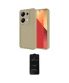 ieg™ Redmi Note 13 Pro 4G Kılıf Yankı Yansıma Özel Seri - Siyah 6D Antistatik Mat Seramik Hayalet Nano Ekran Koruyucu