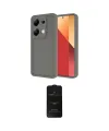 ieg™ Redmi Note 13 Pro 4G Kılıf Yankı Yansıma Özel Seri - Siyah 6D Antistatik Mat Seramik Hayalet Nano Ekran Koruyucu
