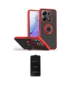 ieg™ Redmi Note 13 Pro 4G Kılıf Yörünge Çizgi - Siyah 6D Antistatik Mat Seramik Hayalet Nano Ekran Koruyucu