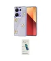 ieg™ Redmi Note 13 Pro 4G Kılıf Yörünge Form - Şeffaf Pasifik Cam Ekran Koruyucu