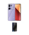 ieg™ Redmi Note 13 Pro 4G Kılıf Yörünge Form - Siyah 3D Antistatik Hayalet Cam Ekran Koruyucu