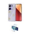 ieg™ Redmi Note 13 Pro 4G Kılıf Yörünge Form - Siyah 3D Antistatik Seramik Nano Ekran Koruyucu