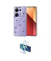 ieg™ Redmi Note 13 Pro 4G Kılıf Yörünge Form - Siyah 3D Antistatik Seramik Nano Ekran Koruyucu