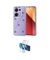 ieg™ Redmi Note 13 Pro 4G Kılıf Yörünge Form - Siyah 3D Antistatik Seramik Nano Ekran Koruyucu