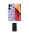 ieg™ Redmi Note 13 Pro 4G Kılıf Yörünge Form - Siyah 6D Antistatik Mat Seramik Hayalet Nano Ekran Koruyucu