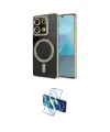 ieg™ Redmi Note 13 Pro 4G Kılıf Zirve Doku Prime - Siyah 3D Antistatik Cam Ekran Koruyucu