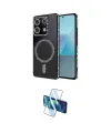 ieg™ Redmi Note 13 Pro 4G Kılıf Zirve Doku Prime - Siyah 3D Antistatik Cam Ekran Koruyucu