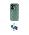 ieg™ Redmi Note 13 Pro 4G Kılıf Zirve Form - Siyah 3D Antistatik Cam Ekran Koruyucu