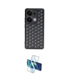 ieg™ Redmi Note 13 Pro 4G Kılıf Zirve Form - Siyah 3D Antistatik Cam Ekran Koruyucu