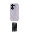 ieg™ Redmi Note 13 Pro 4G Kılıf Zirve Form - Siyah 3D Antistatik Hayalet Cam Ekran Koruyucu