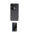ieg™ Redmi Note 13 Pro 4G Kılıf Zirve Form - Siyah 3D Antistatik Hayalet Cam Ekran Koruyucu