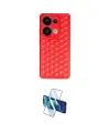 ieg™ Redmi Note 13 Pro 4G Kılıf Zirve Form - Siyah 3D Antistatik Seramik Nano Ekran Koruyucu