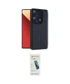 ieg™ Redmi Note 13 Pro 4G Kılıf Zirve Yansıma Serisi - Şeffaf Pasifik Cam Ekran Koruyucu