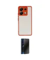 ieg™ Redmi Note 13 Pro 5G Kılıf Ahenk Çizgi Serisi - Siyah 3D Antistatik Hayalet Cam Ekran Koruyucu