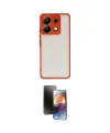ieg™ Redmi Note 13 Pro 5G Kılıf Ahenk Çizgi Serisi - Siyah 3D Antistatik Mat Seramik Nano Ekran Koruyucu