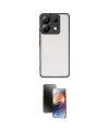 ieg™ Redmi Note 13 Pro 5G Kılıf Ahenk Çizgi Serisi - Siyah 3D Antistatik Mat Seramik Nano Ekran Koruyucu