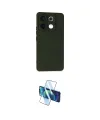 ieg™ Redmi Note 13 Pro 5G Kılıf Ahenk Serisi - Siyah 3D Antistatik Cam Ekran Koruyucu