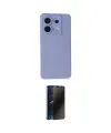 ieg™ Redmi Note 13 Pro 5G Kılıf Ahenk Serisi - Siyah 3D Antistatik Hayalet Cam Ekran Koruyucu