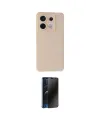 ieg™ Redmi Note 13 Pro 5G Kılıf Ahenk Serisi - Siyah 3D Antistatik Hayalet Cam Ekran Koruyucu
