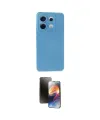 ieg™ Redmi Note 13 Pro 5G Kılıf Ahenk Serisi - Siyah 3D Antistatik Mat Seramik Nano Ekran Koruyucu