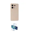 ieg™ Redmi Note 13 Pro 5G Kılıf Ahenk Serisi - Siyah 3D Antistatik Seramik Nano Ekran Koruyucu