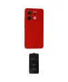 ieg™ Redmi Note 13 Pro 5G Kılıf Ahenk Serisi - Siyah 6D Antistatik Mat Seramik Hayalet Nano Ekran Koruyucu