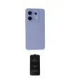 ieg™ Redmi Note 13 Pro 5G Kılıf Ahenk Serisi - Siyah 6D Antistatik Mat Seramik Hayalet Nano Ekran Koruyucu