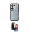 ieg™ Redmi Note 13 Pro 5G Kılıf Akış Çizgi Koleksiyonu - Siyah 3D Antistatik Mat Seramik Nano Ekran Koruyucu